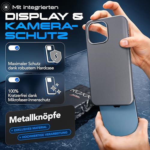 Coque iPhone 16 Pro Max MagSafe rigide avec bouton caméra Roxx - 3