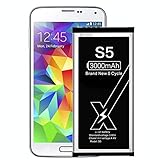 DEJIMAX Akku für S5, 3000mAh 2020 Upgrade-Akku, für Samsung Galaxy S5 / G900 Ersatzakku