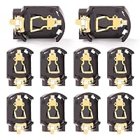 Produktbild von 10 Stück CR2032 Batteriehalter – Horizontal, SMD, Für Knopfzellen CR2025 & CR2016