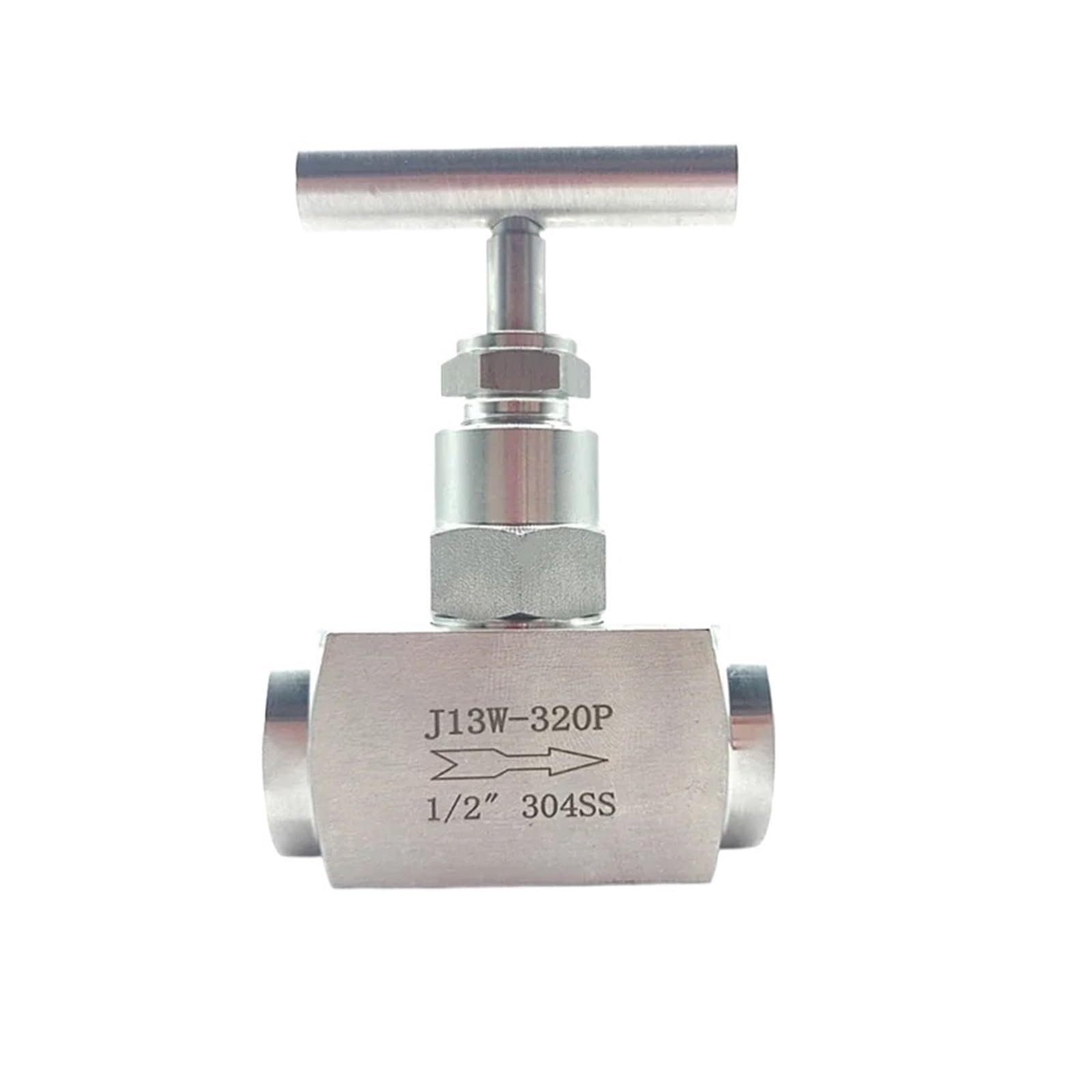 Évitez les fuites haute pression grâce à la vanne à pointeau hydraulique inox 304 3/8 BSPT