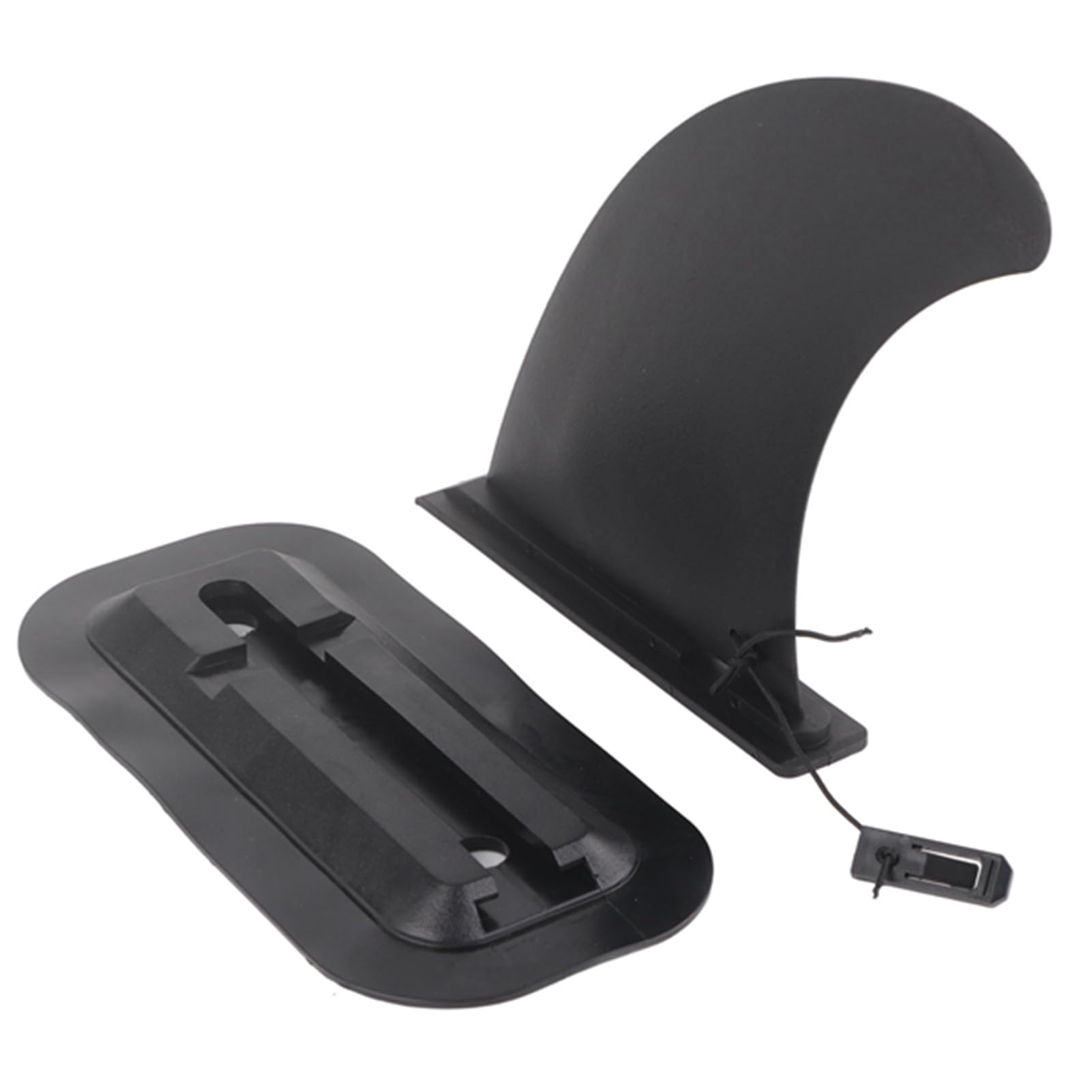 Pinna centrale in PVC per tavola Stand Up Paddle Tavola da surf Tavola lunga Pinna singola nera staccabile