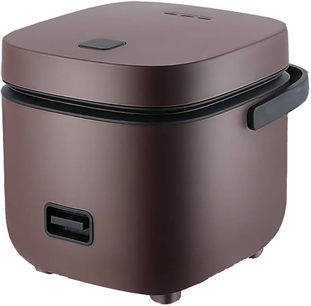 AURALLL Mini Electric Rice Cooker with Non-Stick Cooking Pot & One-Touch Operation BPA Free Plastic Perfect Rice in Minutes for One Or Two People - 1.7L