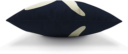 Miniatura 5 de AOYEGO Funda de almohada azul con diseño de estrella de mar, silueta de sombra marina marina aislada, ecología marina, 18 x 18 pulgadas, decorativa,