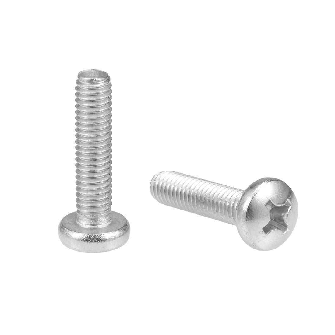 Viti Testa Tonda Phillips Acciaio Inox #6-32 X 2 Pollici - Lotto Da 25 Pezzi