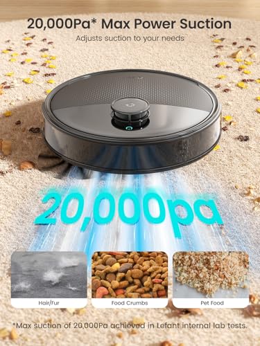 Lefant Robot Vacuum and Mop, 20000 Pa,90-Day Self-Emptying - image 3