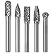XCSOURCE 1 Set 6X8MM Head Tungsten Carbide Burrs for Rotary Drill Die Grinder Carving Bit BI044