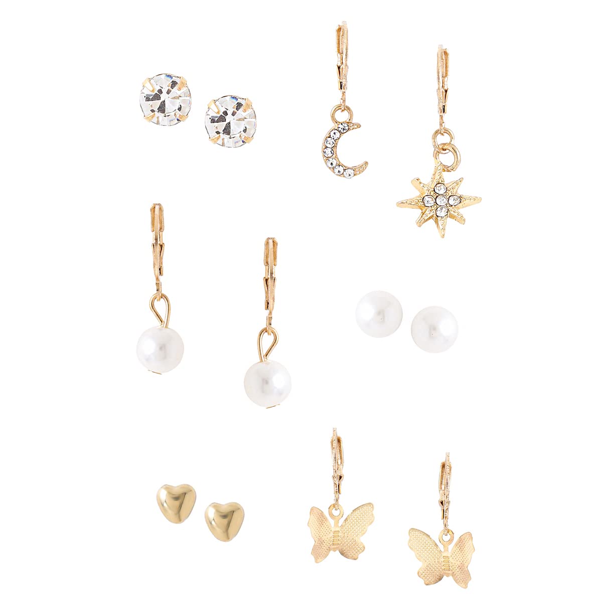 Yellow Chimes Combo Earrings For Women Gold Tone Stud and Huggie Hoop Charm Hanging Earrings Combo For Women and Girls (B0B8DH4H4T) Amazon Price History, Amazon Price Tracker