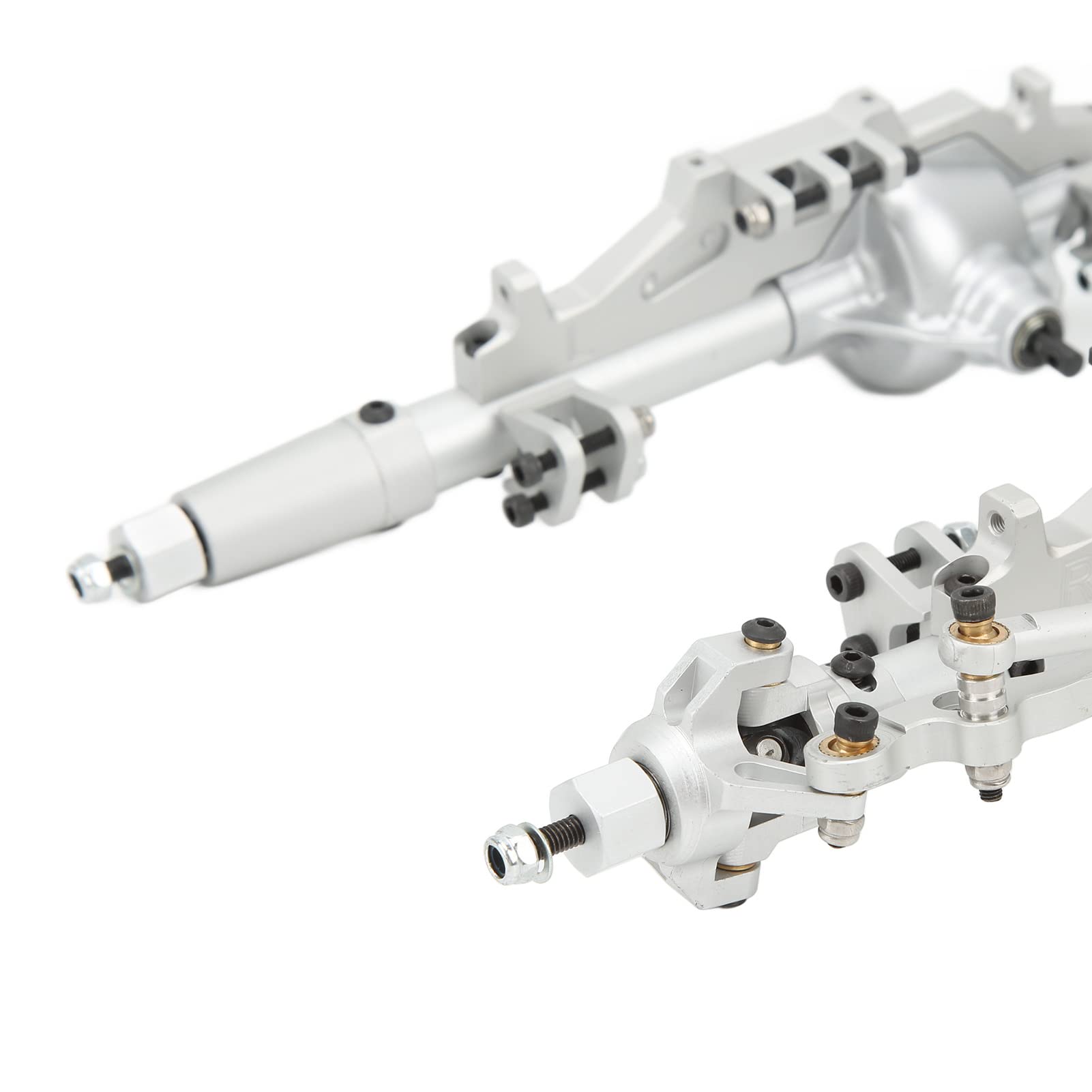 Alomejor Części Zamienne ze Stopu Aluminium Przedniej Osi Tylnej 1/10, Aktualizacja do Wraith RR10 90048, Poprawiona stabilność, Duży Prześwit Pod Pojazdem, łatwa Instalacja