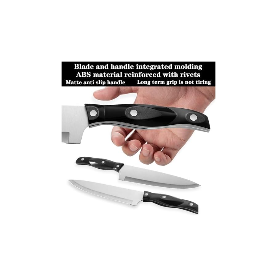 ANDONG-Premium-Kitchen-Knife-Set-with-Block-and-Sharpener19-Piece-Sharp-Kitchen-Chef-Knife-Block-SetDishwasher-Safe-Stainless-Steel-Cooking-Knife-SetSantoku-KnifeSteak-Knives-Set-for-Kitchen ANDONG Premium Kitchen Knife Set with Block and Sharpener,19 Piece Sharp Kitchen Chef Knife Block Set,Dishwasher Safe Stainless Steel Cooking Knife Set,Santoku Knife,Steak Knives Set for Kitchen