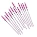 Elisel 100 PCS Disposable Mascara Brushes Crystal Eyelash Brushes Mascara Wands Applicator Eyelash Extensions Makeup Tools Eyebrow Brush (Pink)