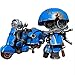 QWYU Transformation Sqweeks Bataille Dommage avec Plateforme Movie Alliage Edtionko Figurine Robot Toys
