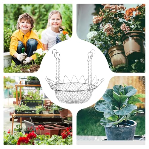 Support de plantes réglable en acier robuste pour pots intérieur et extérieur - 5