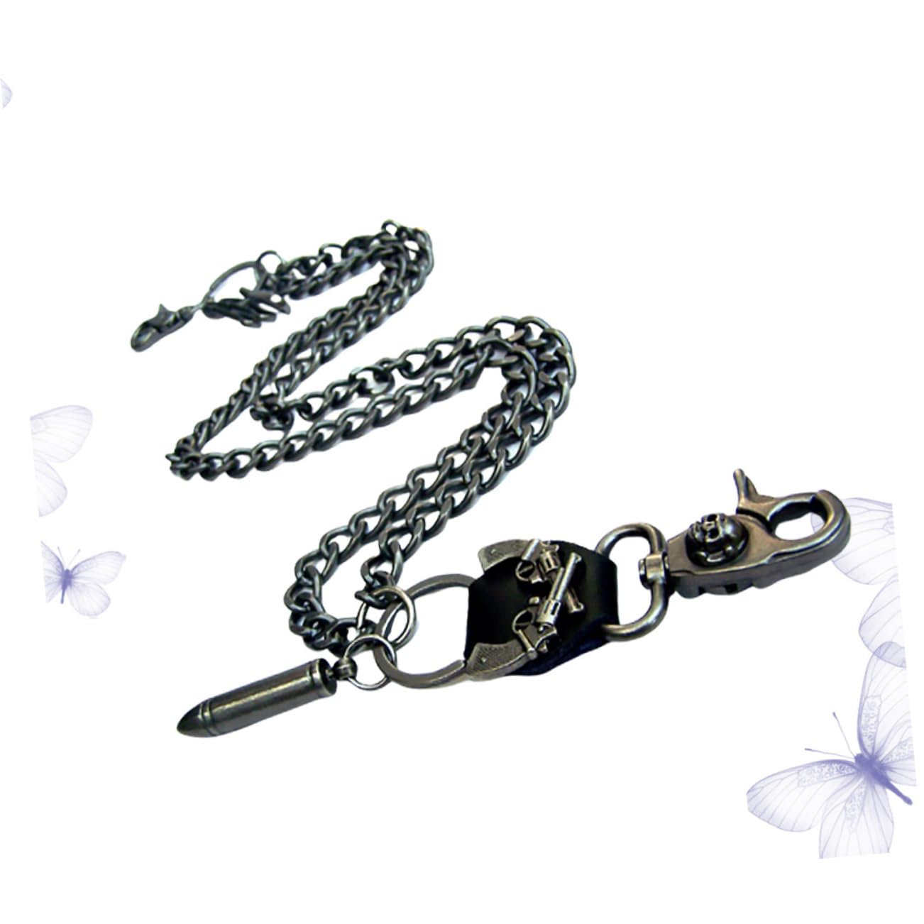 GALPADA 1pc Metal Trousers Chain for Style Pocket Chain Accessory for Boys and Girls for Jeans Fashionable Gothic Punk Belt