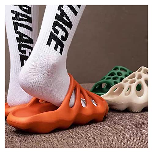 Slippers Summer Fashion Hollow Out Slippers Unisex Beach ​Sandals Water Shoes Bottom Heightening Indoor Couple Slippers Men's Shoes (Color : Black, Shoe Size : 44-45(270mm))2