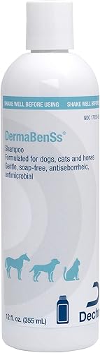 DermaBenSs Champú para perros, gatos y caballos, 12 onzas