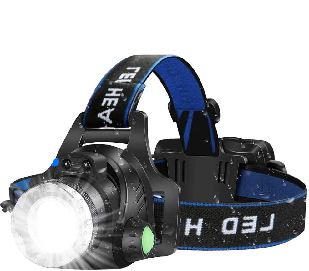 Amazing Abby Super Rechargeable Led Bright Headlamp Flashlight Waterproof T6 Headlight Multifunction Portable 4 Modes & Adjustable Headband Bright Torch Perfect for Camping Hiking Outdoors Hunting (B0CF4WQ2RL) Amazon Price History, Amazon Price Tracker