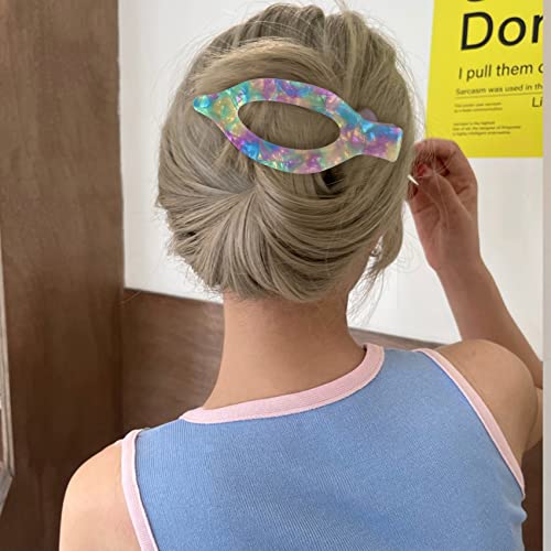 Jayongnee Clip Womens French Curved Hair Clips,Heart Style Ponytail Duckbill Hair Barrettes, Comfortable Strong Pin Teeth Clamp Grip Claw Clip,Extra Large Hair Clips For Thick Hair #TOP3