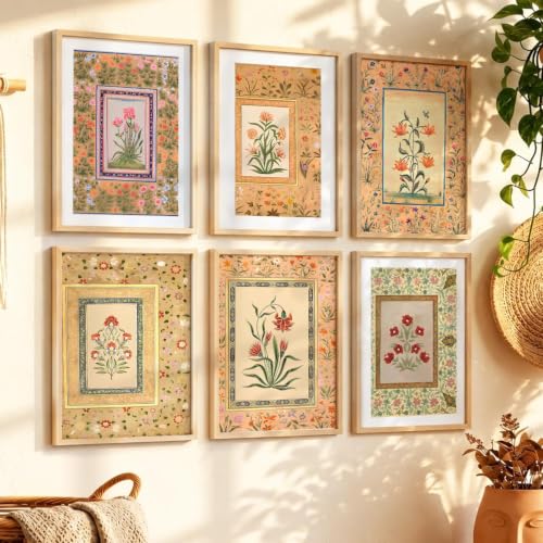 Image of kotart Premium Digital Madhubani Art Paintings with Frame for Home Decor - Painting for Wall Decoration - Pack of 6 (wall decor)