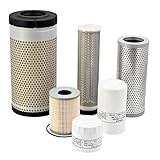 KIT-VIO55-6A Maintenance Filter Kit 5 Pcs (No Fluids) for Yanmar VIO55-6A Excavator; 129150-35170,
