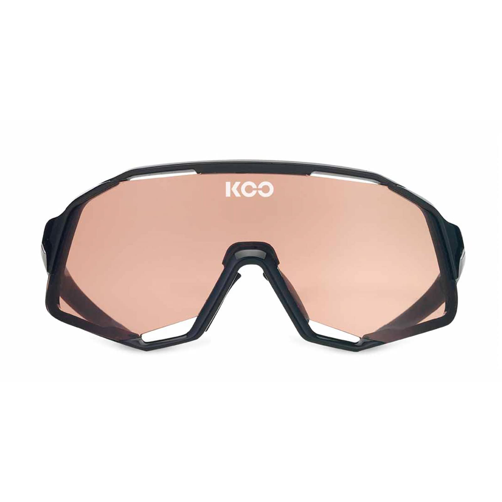 Kask Koo Gafas Demos Negras - Lente Rosa