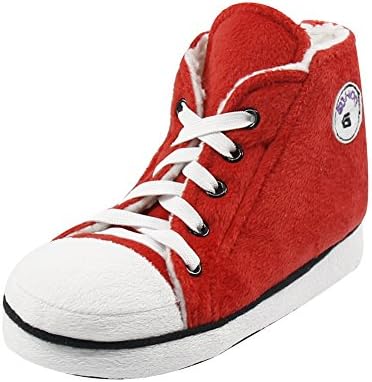 Gohom Children's Fleece Winter Indoor Slipper Boots House Red&Black US 12