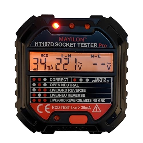 Testeur de circuit électrique Fafeicy à 7 modes LED pour détecter les pannes