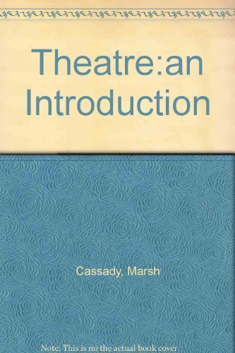 Theatre: An introduction 0844258695 Book Cover