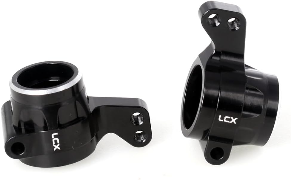 LCX Racing RC Car CNC Machined Aluminum Rear Hub Set for 1/10 LOSI 22S, Upgrades Parts Accessories