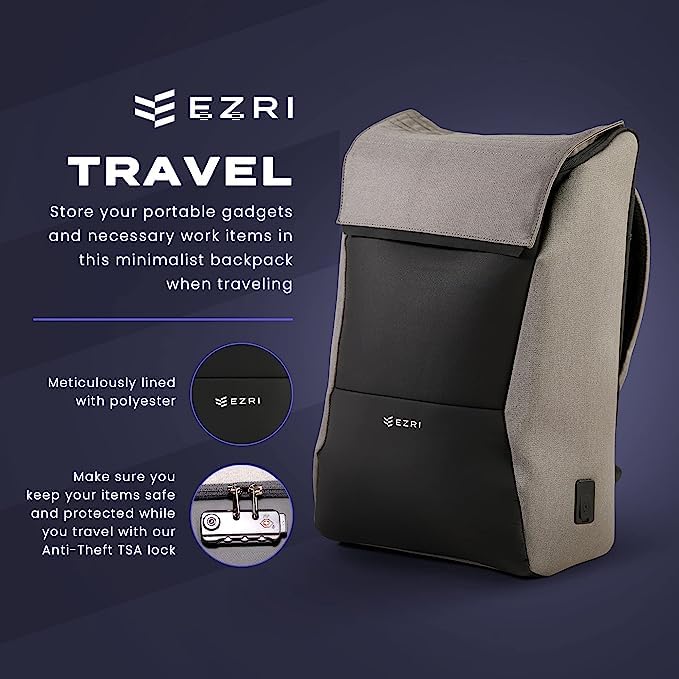 EZRI Bag, Grey, One Size2