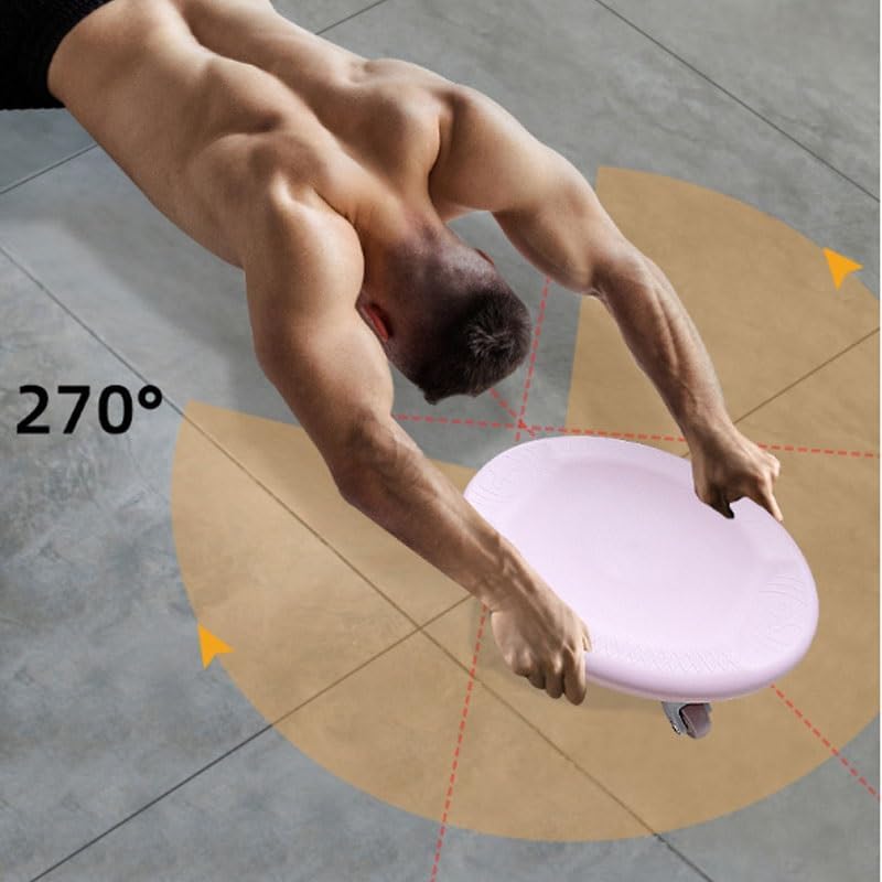 PVC Abdominal Muscle Disc Universal Wheel Skating | Exercise Men's Home-use Training Exerciser