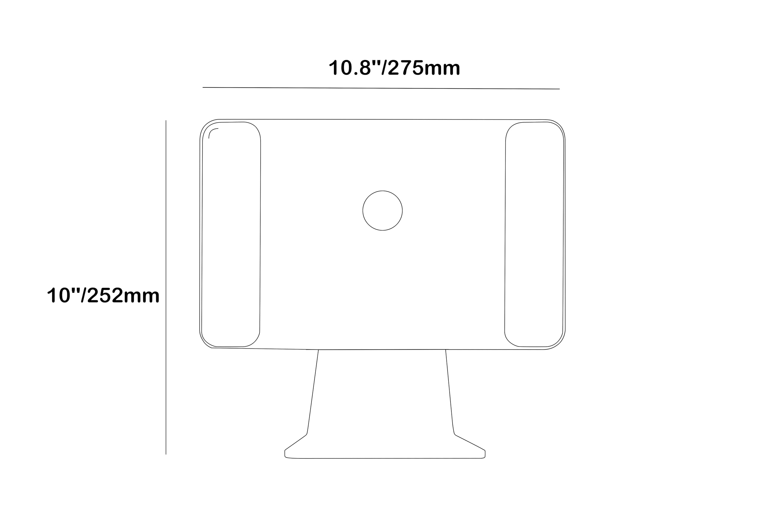 Support pour iPad Pro 13, Support de Fixation magnétique pour Apple iPad Pro 13'' (M4/M5),Argent.