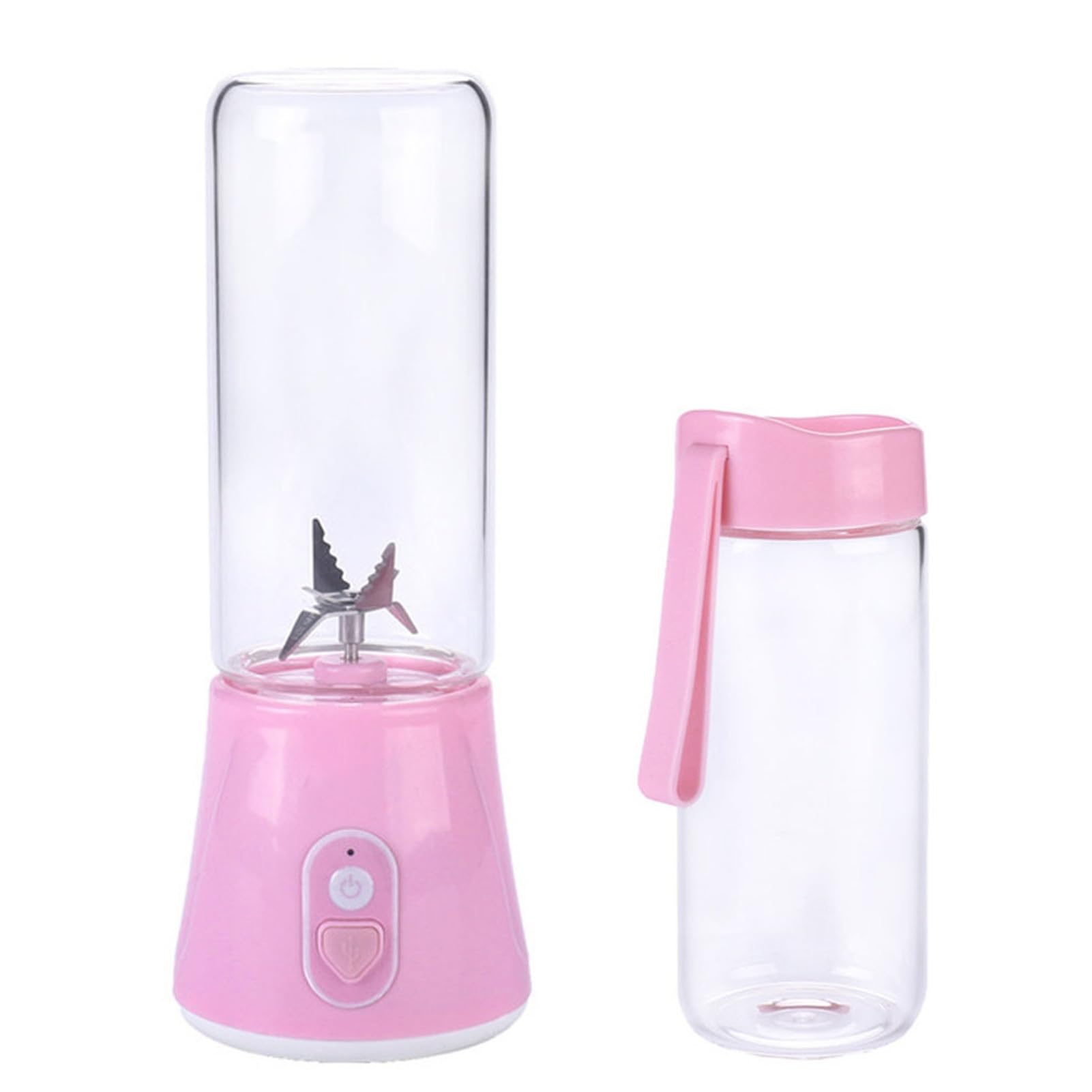 Frullatore Personale Per Smoothie Mini Frullatore Smoothies Maker Portatile Frullatore Juicer Mixer Per Milkshake, Ghiaccio, Frutta E Verdura Con Bottiglie Tritan 320 Ml Nessun BPA ( Size : 2 battery