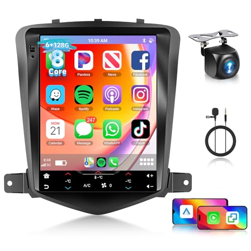 Autoradio Chevrolet Cruze 2009-2014 Android 6G+128GB Écran 9.7"