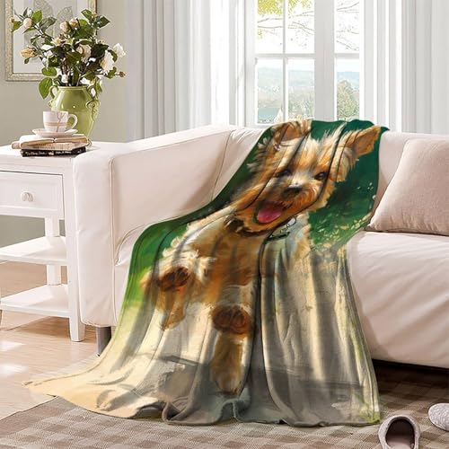 Couverture Yorkshire Terrier moelleuse de qualité supérieure