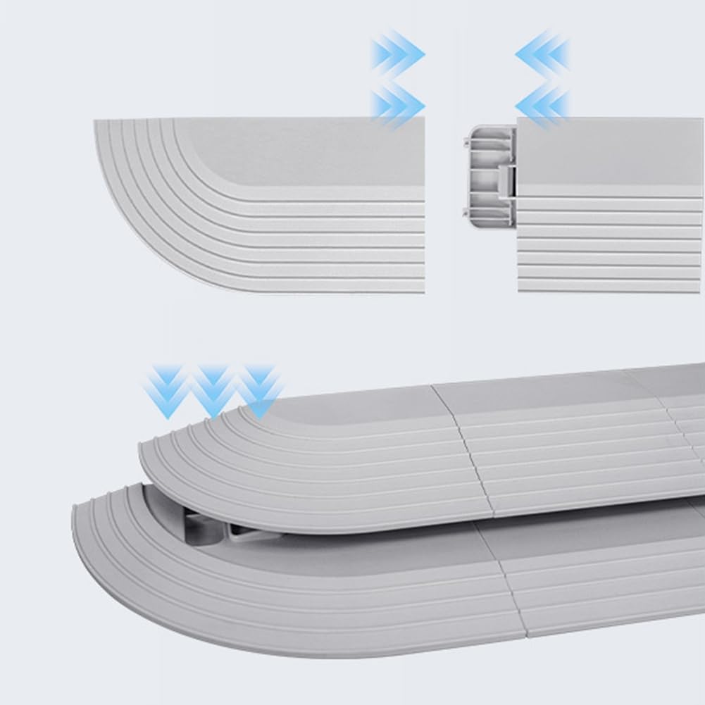 Barras de Umbral para Barredora Universal, Rampa de Escalón, Alfombrilla de Escalada, Repuestos, Kit de Accesorios para Aspiradora Robot