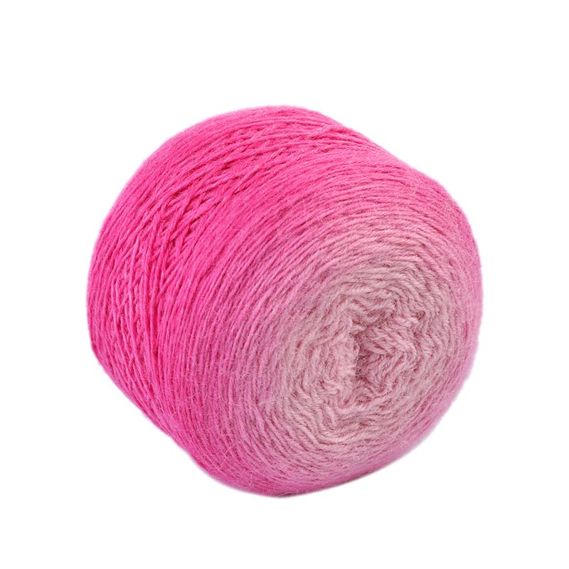 Hilo de lana for tejer a mano Hilo de crochet for tejer suéteres DIY Costura(Rose red)