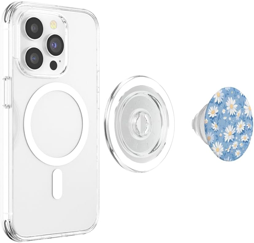 Daisyflower Daisy Flowers Beautiful daisyflowers Pattern PopSockets PopGrip for MagSafe