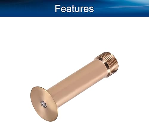 Miniatura 3 de Yinpecly Boquilla de fuente G12 x G34 pantalla de hongo rociador de agua para estanque de jardín, parque de atracciones, biblioteca, museo, latón, 1