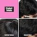 INSTANT FAB Short Human Hair Wigs Pixie Cut Wigs for Black Women Short Pixie Hairstyles Layered Wavy Non Lace Front Wigs - JET (99J)