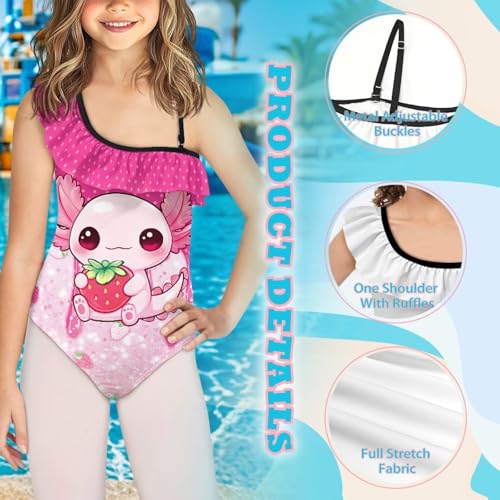 Image of Yzaoxia Girls One Piece Swimsuits Bathing Suit for Kids Swimwear 3-14Y