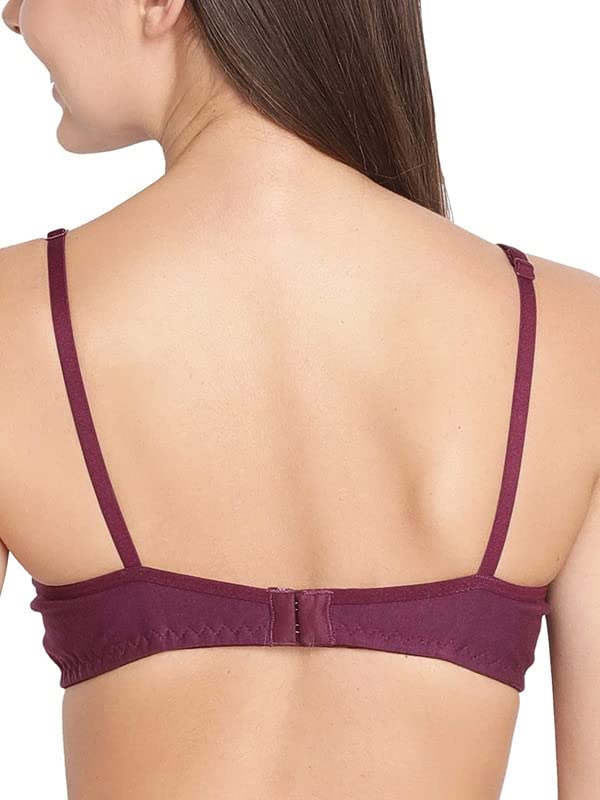 Image of SCTC 100% Cotton Girls /Women's Everyday Wire Free (Non Wire) Non Padded B-Cup Seamless | T-Shirt | Full Coverage Bra Pack of 1 Color:: (May be Vary)