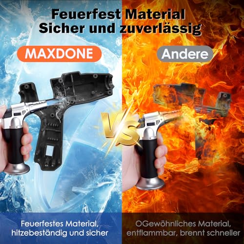 Foto von Feuerfest Heißklebepistole mit 30 Heißklebesticks 7mm Klebesticks, Klebepistole Heissklebepistole für DIY Kleine Handwerk schnelle Reparaturen in Haus & Büro - MAXDONE 20W Klebepistolen Schwarz