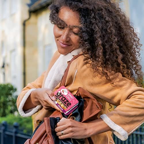 Graze Sweet Chilli Crunch - Vegan Savoury Healthy Snacks, High in Fibre, 139 kcals per Portion, Natural Flavours (9 x 28g Snacks)