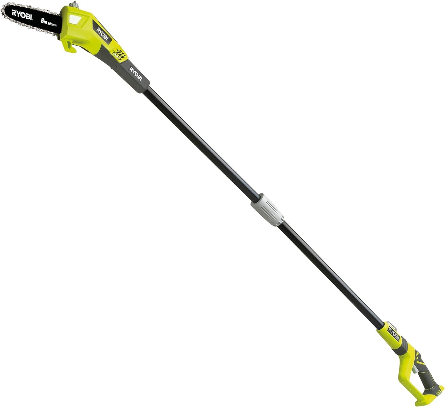 Ryobi RPP182020, Potatore Estendibile a Batteria 18V ONE+, Impugnatura Ergonomica, Lubrificazione Automatica della Catena, Estendibile fino a 3 Metri, Include 1 Batteria da 2.0Ah ed 1 Caricabatterie