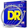 DR Strings PURE BLUES Bass Guitar Strings (PB-45), Silver