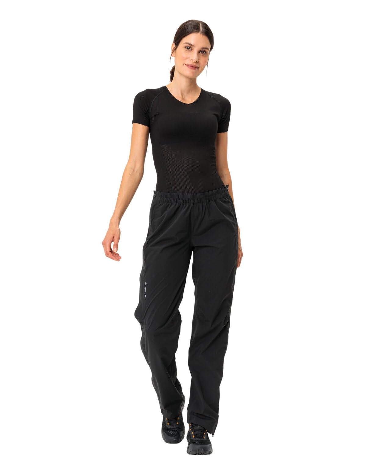 VAUDE Pantalon Yaras Rain Zip IV pour Femme - Pantalon Classique - Classique - Femme