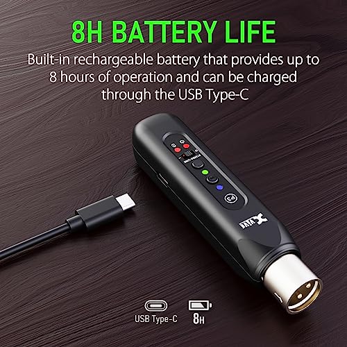 xvive p3 wireless xlr bluetooth receiver bluetooth adapter for speakers audio mixer pa systems dj systemp3 xlr