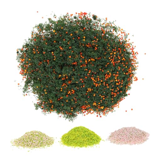 NUOBESTY 4 Pack Model Scenery Basing Kit DIY Miniature Landscape Supplies Materials Miniature Foliage Scatter