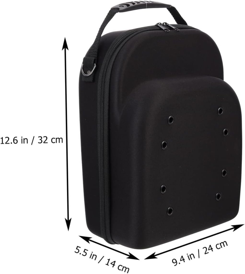 Levemolo Sturdy Eva Hat Storage Box Baseball Cap Travel Case Fitted Hat Organizer Shockproof Caps Carrier