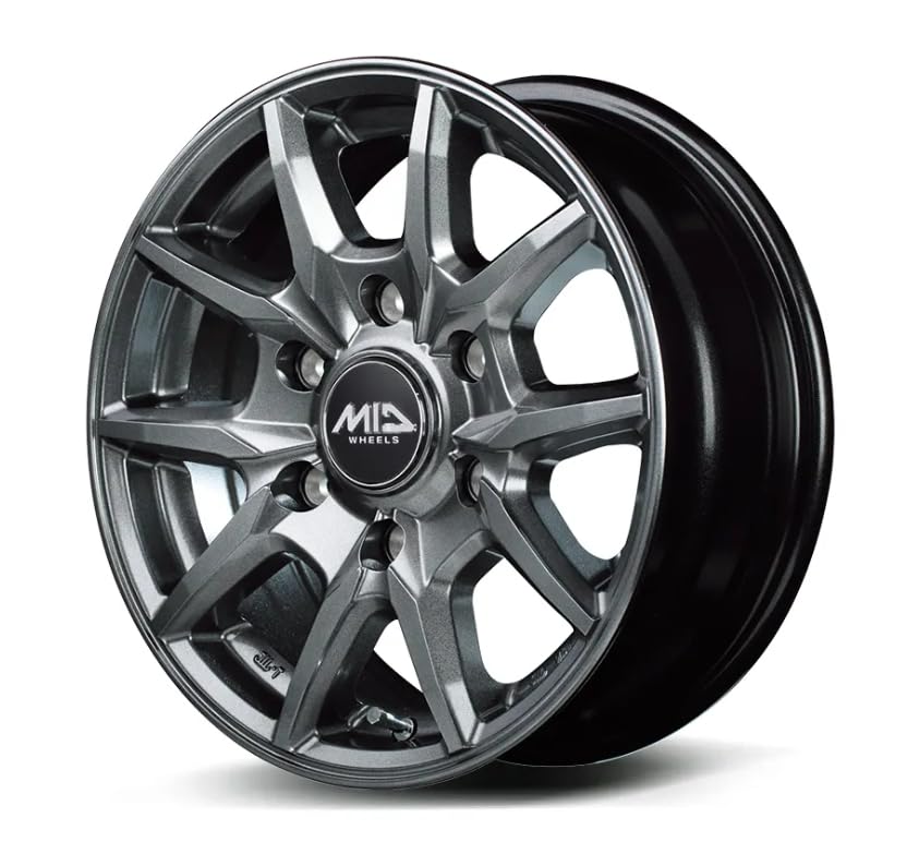 ROADMAX KG-25 15インチ 6J +33 4本セット Amazon.co.jp: MID ロードマックス KG-25 (メタリックグレー) アルミ